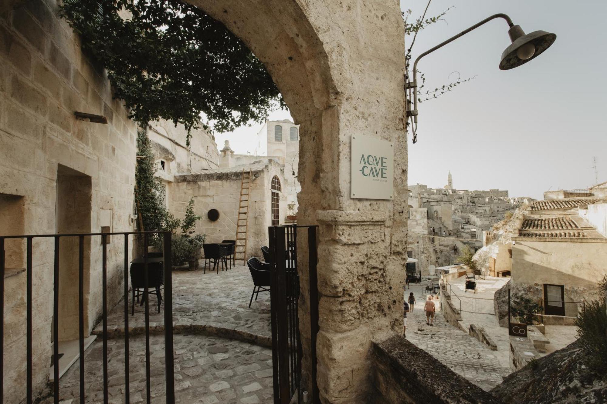 Hotel Aque Cave Matera Exterior foto