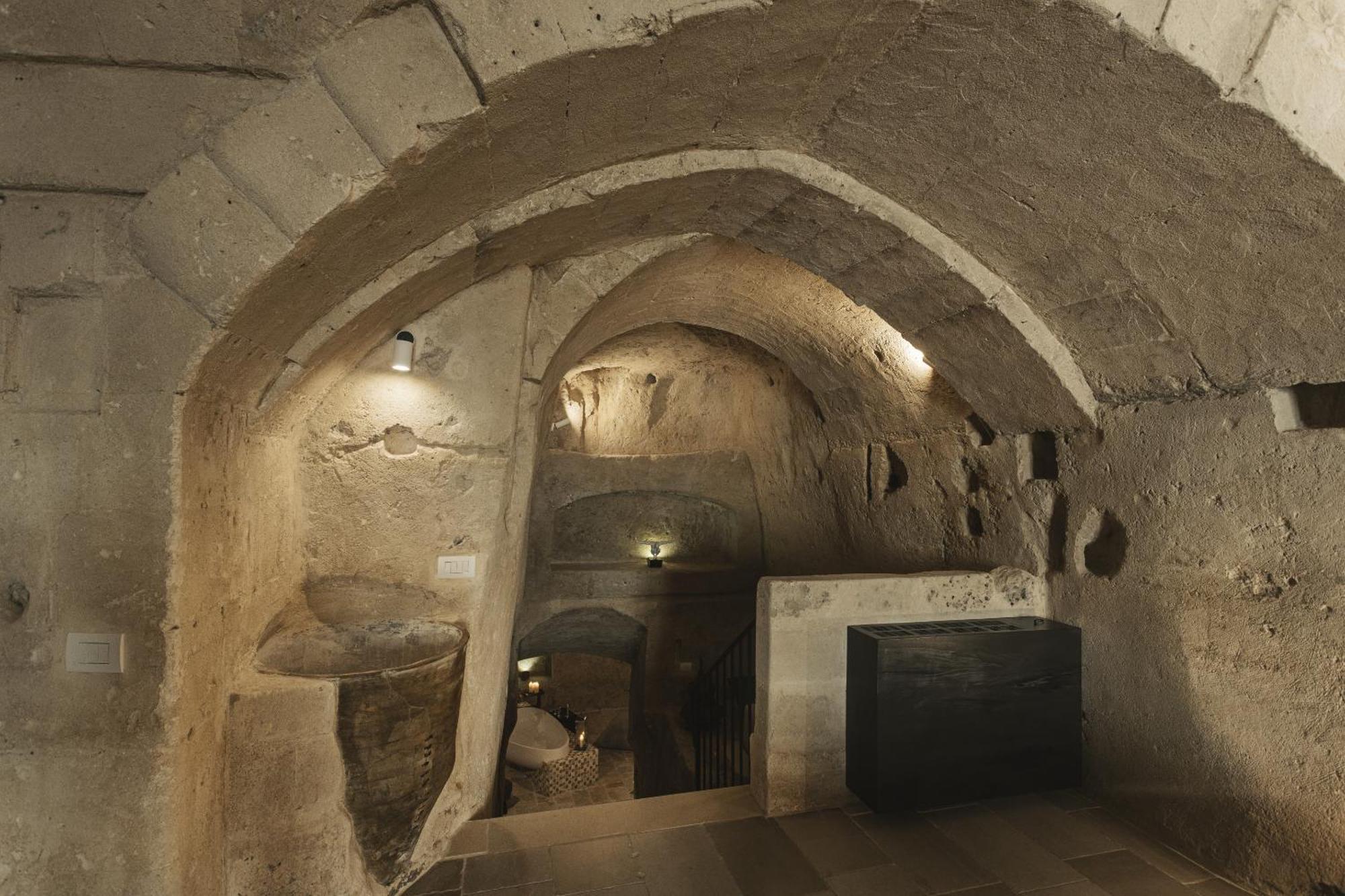 Hotel Aque Cave Matera Exterior foto